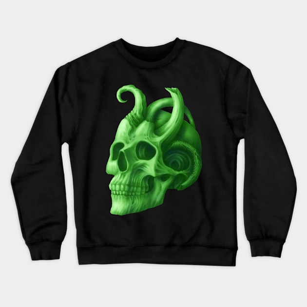 art skull Crewneck Sweatshirt by Hedgeh0g